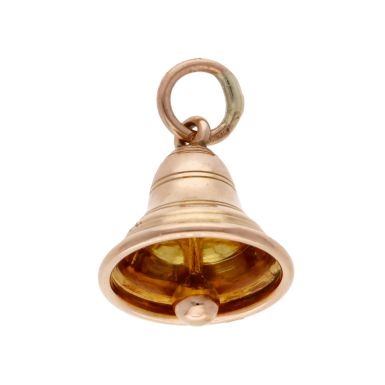 Pre-Owned 9ct Rose Gold Bell Charm