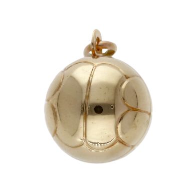 Pre-Owned 9ct Yellow Gold Hollow Football Pendant