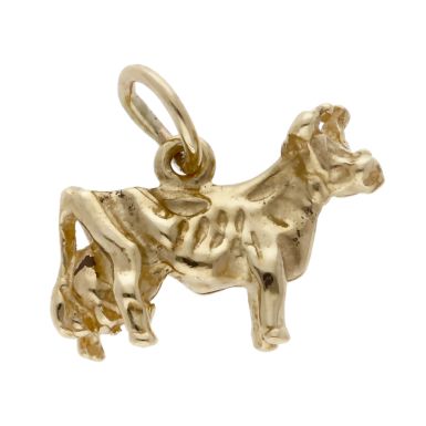 Pre-Owned 9ct Yellow Gold Cow Charm