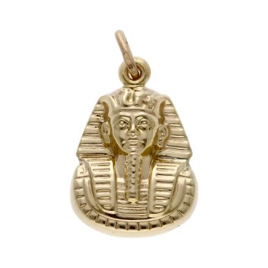 Pre-Owned 9ct Yellow Gold Hollow Tutankhamun Charm Pendant