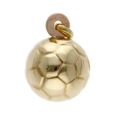 Pre-Owned 9ct Yellow Gold Hollow Football Charm