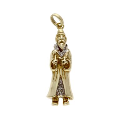 Pre-Owned 9ct Yellow Gold Wizard Pendant