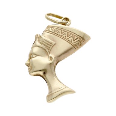 Pre-Owned Vintage 1987 9ct Yellow Gold Nefertiti Pendant