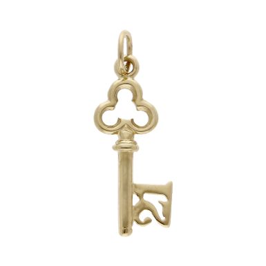 Pre-Owned 9ct Yellow Gold Lightweight Hollow Age 21 Key Charm