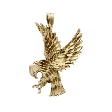 Pre-Owned 9ct Yellow Gold Eagle Pendant
