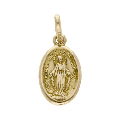 Pre-Owned 14ct Yellow Gold Our Lady Charm Pendant