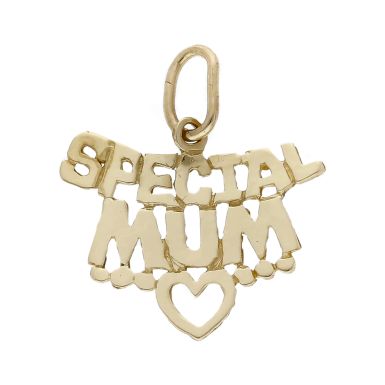 Pre-Owned 9ct Yellow Gold Special Mum Pendant
