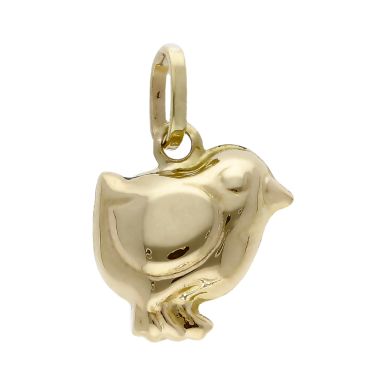 Pre-Owned 9ct Yellow Gold Hollow Bird Charm