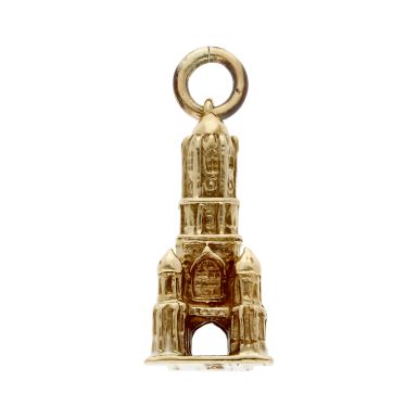 Pre-Owned 9ct Yellow Gold Christ Church Oxford Charm