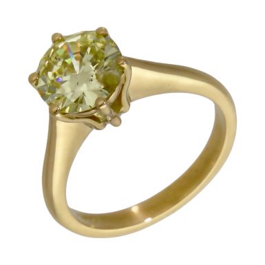Pre-Owned 18ct Yellow Gold 1.68ct Diamond Solitaire Ring