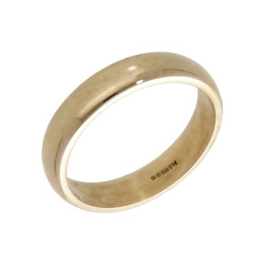 Pre-Owned 9ct Yellow Gold 4mm Wedding Band Ring