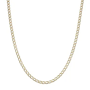 Pre-Owned 9ct Yellow Gold 19" Curb Chain Necklace