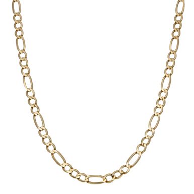 Pre-Owned 9ct Yellow Gold 34" Figaro Chain Necklace