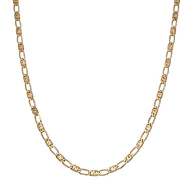 Pre-Owned 9ct Yellow Gold 20" Fancy Link Chain Necklace
