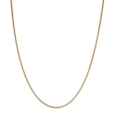 Pre-Owned 9ct Yellow Gold 22" Curb Chain Necklace