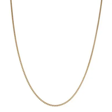 Pre-Owned 9ct Yellow Gold 22" Curb Chain Necklace