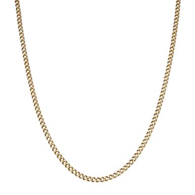 Pre-Owned 9ct Yellow Gold 25" Curb Chain Necklace