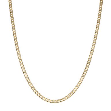 Pre-Owned 9ct Yellow Gold 18" Curb Chain Necklace