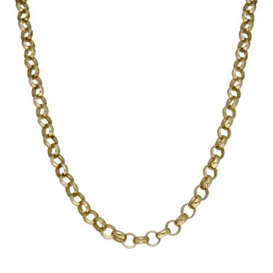 Pre-Owned 9ct Yellow Gold 18" Belcher Chain Necklace