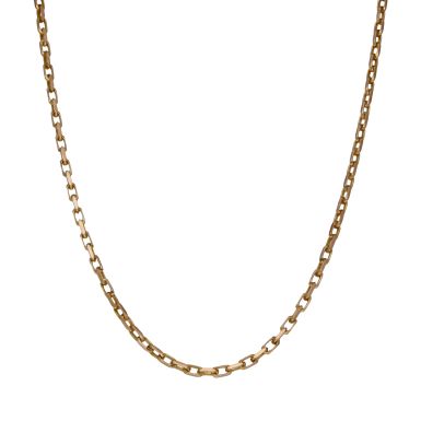 Pre-Owned 9ct Gold 19" Diamond-Cut Belcher Chain Necklace