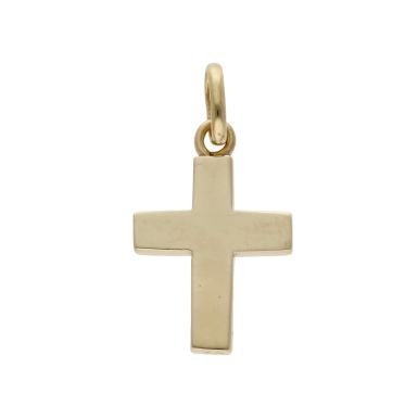 Pre-Owned 9ct Yellow Gold Cross Pendant