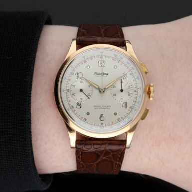 Pre-Owned Vintage 18k Breitling Premier 900 Dress Watch