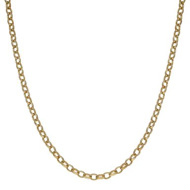 Pre-Owned 9ct Yellow Gold 18 Inch Belcher Chain Necklace